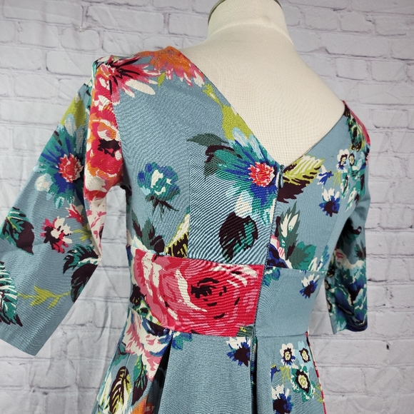 Mint Limit | Floral RetroDress - Picture 9 of 16